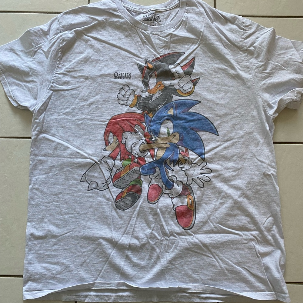 Sonic The Hedgehog White T-Shirt